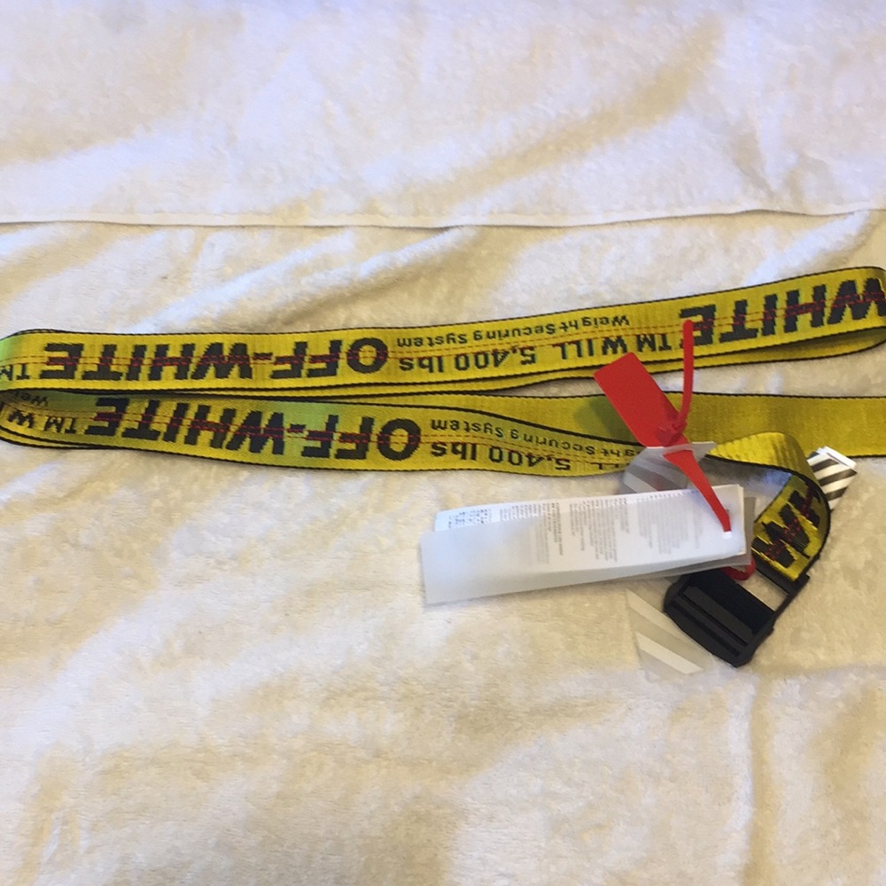Off White Industrial Belt